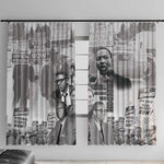 African-American History Month Window Curtain Civil Rights Leaders