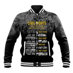 African-American History Month Baseball Jacket Civil Rights Movement