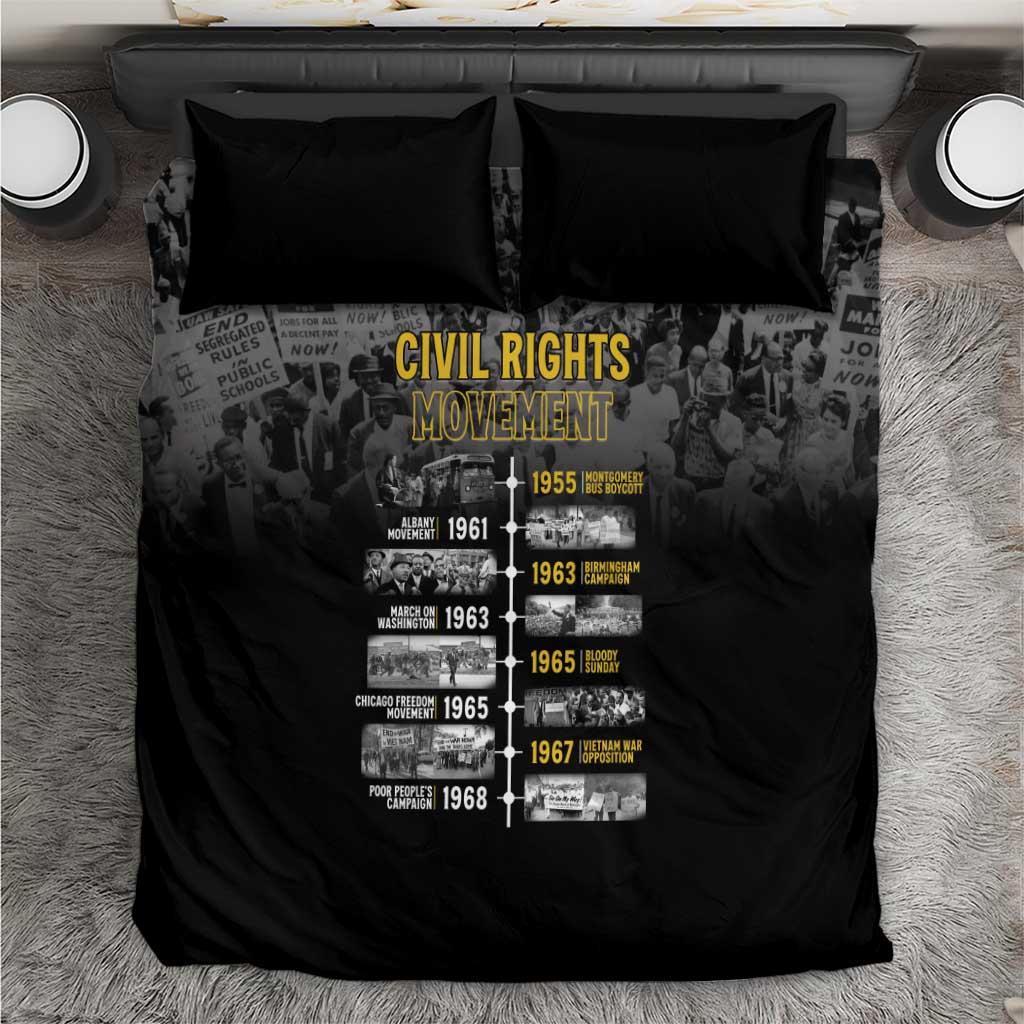 African-American History Month Bedding Set Civil Rights Movement