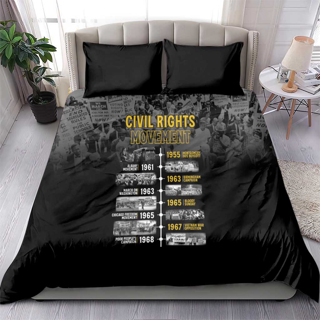 African-American History Month Bedding Set Civil Rights Movement
