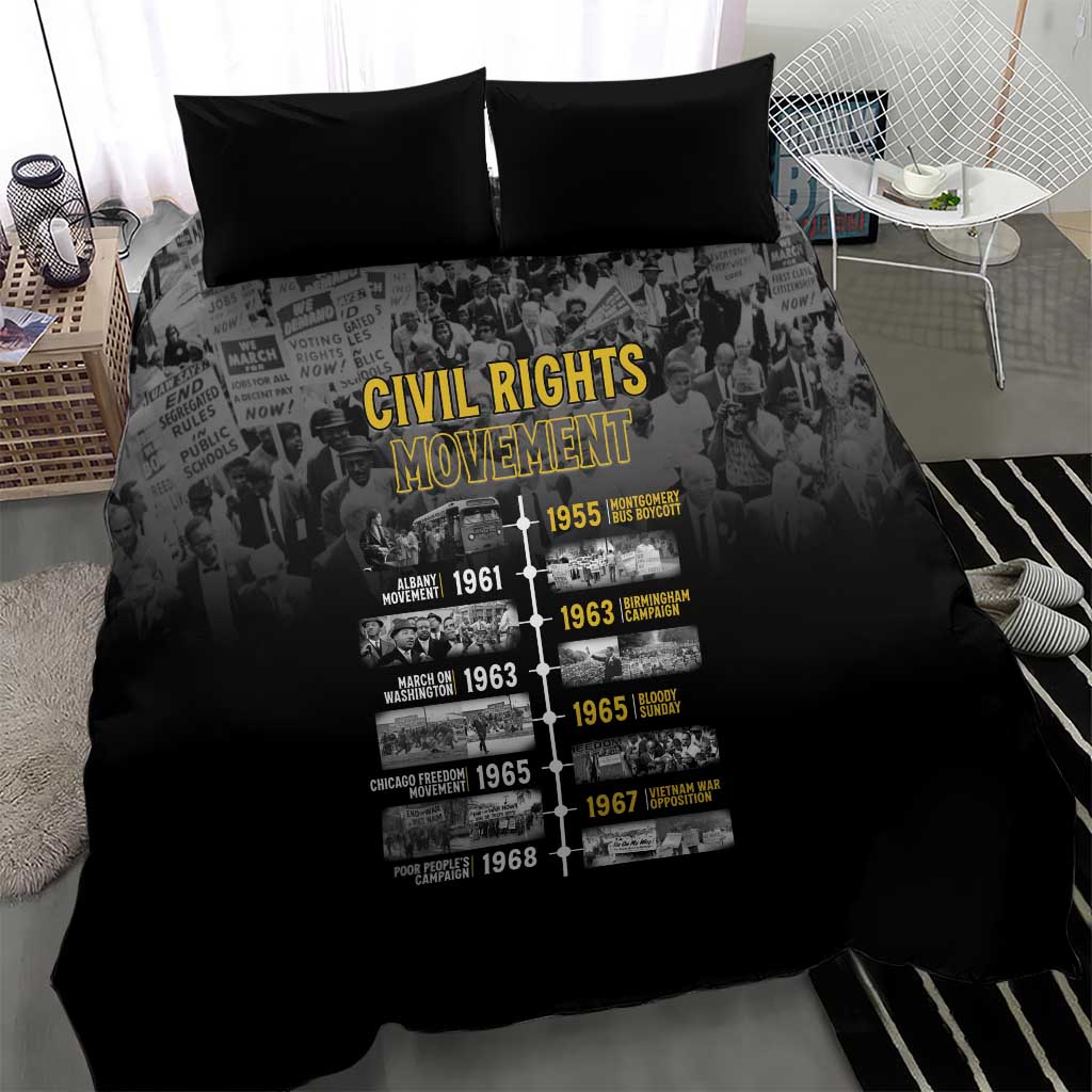 African-American History Month Bedding Set Civil Rights Movement