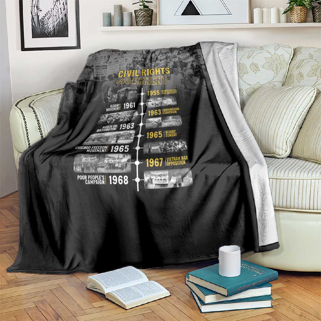 African-American History Month Blanket Civil Rights Movement