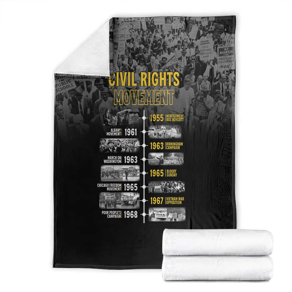 African-American History Month Blanket Civil Rights Movement
