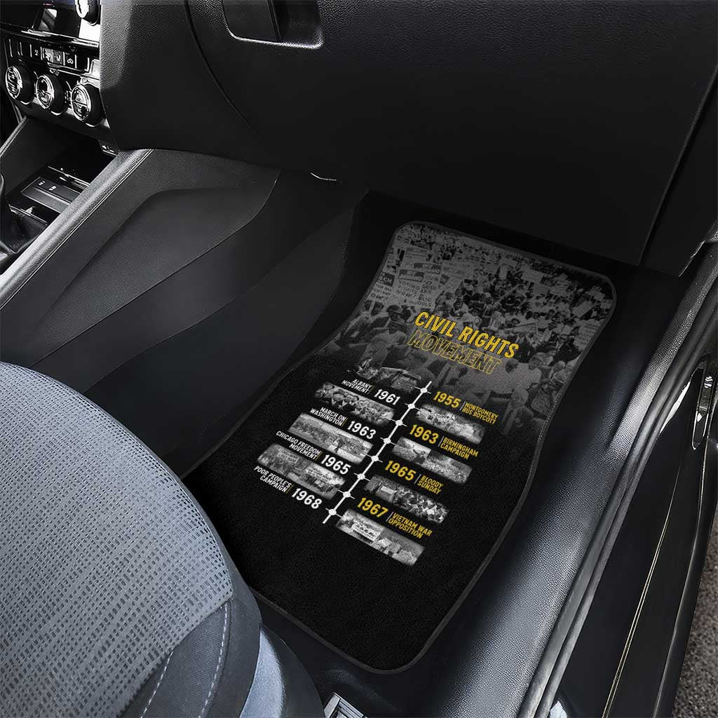 African-American History Month Car Mats Civil Rights Movement