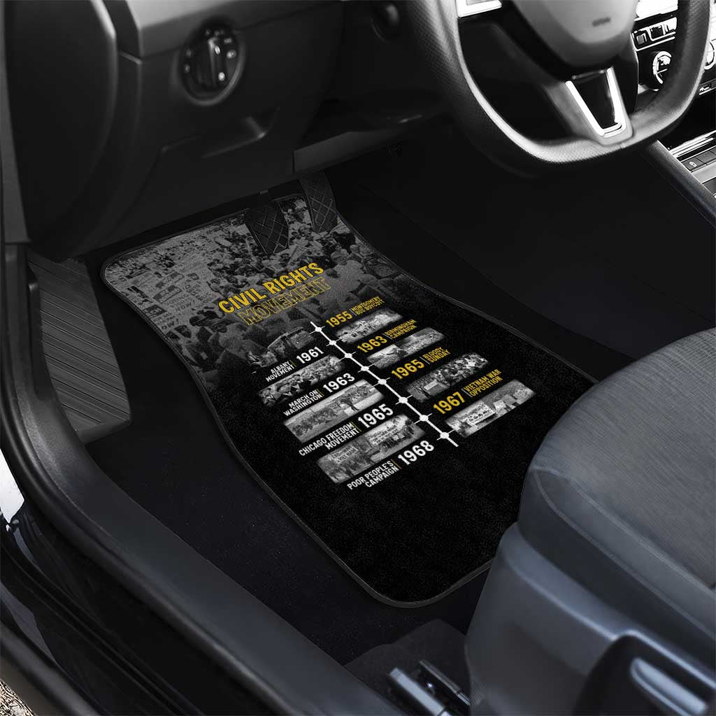 African-American History Month Car Mats Civil Rights Movement