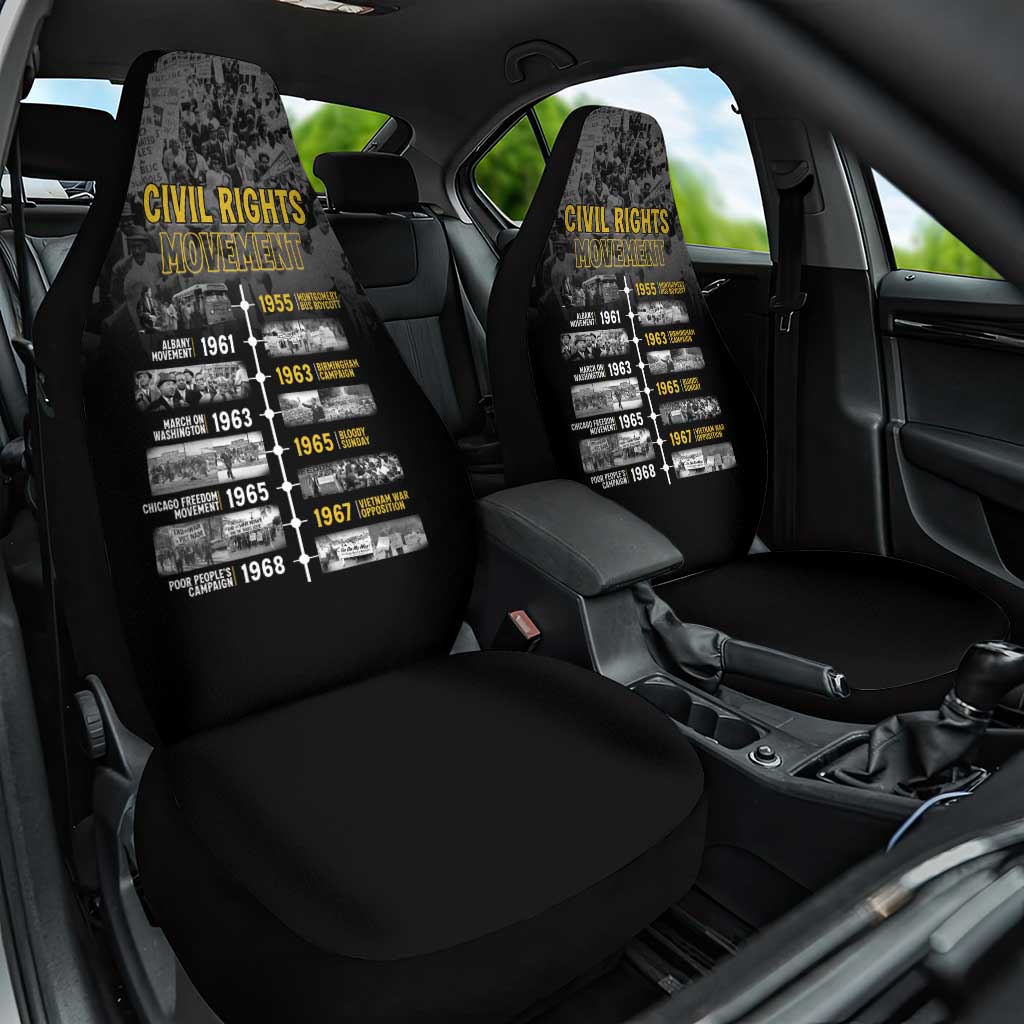 African-American History Month Car Seat Cover Civil Rights Movement
