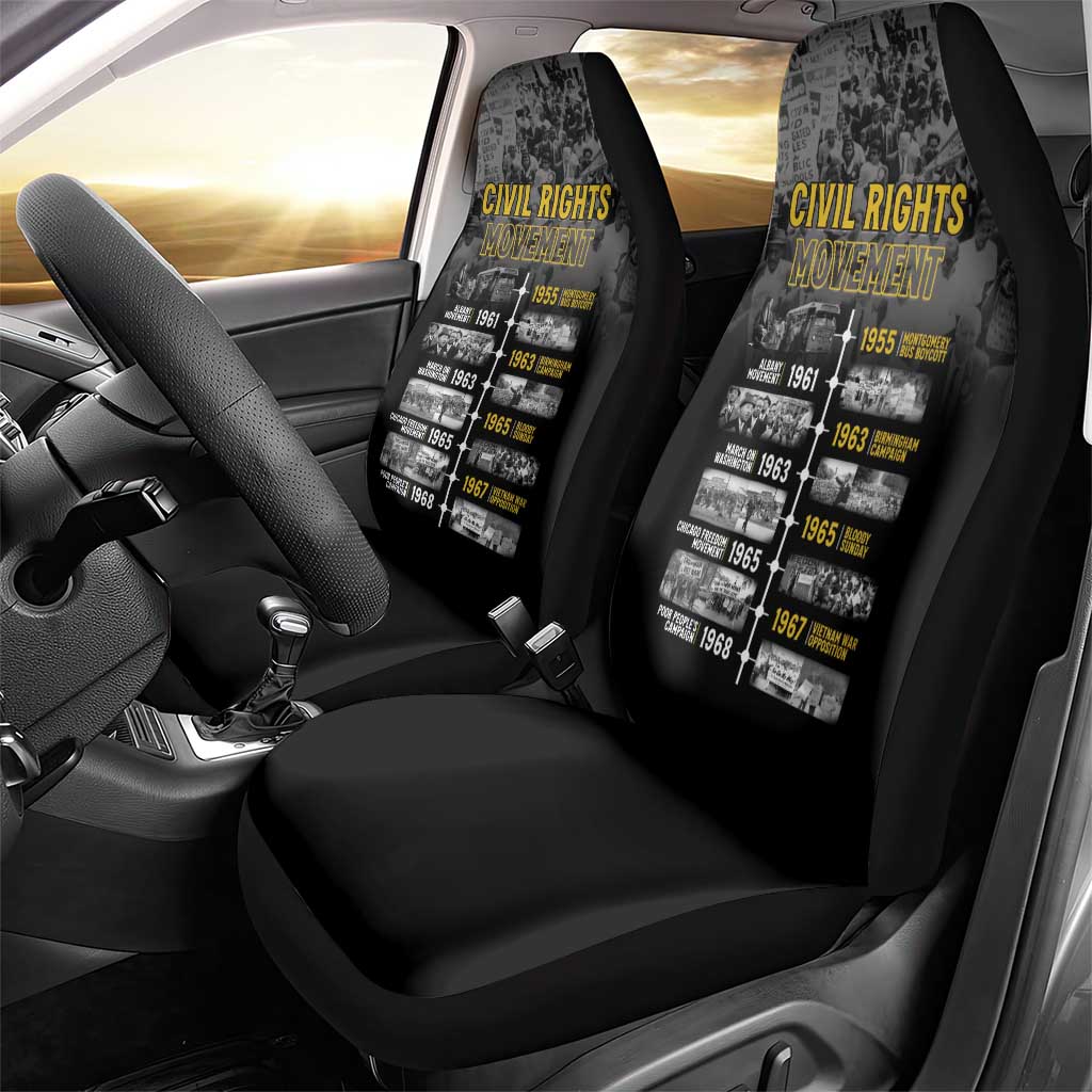 African-American History Month Car Seat Cover Civil Rights Movement
