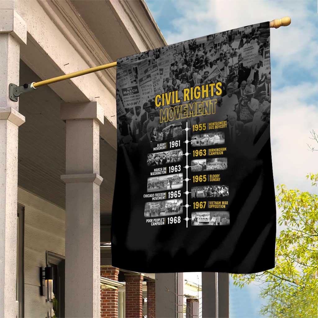 African-American History Month Garden Flag Civil Rights Movement