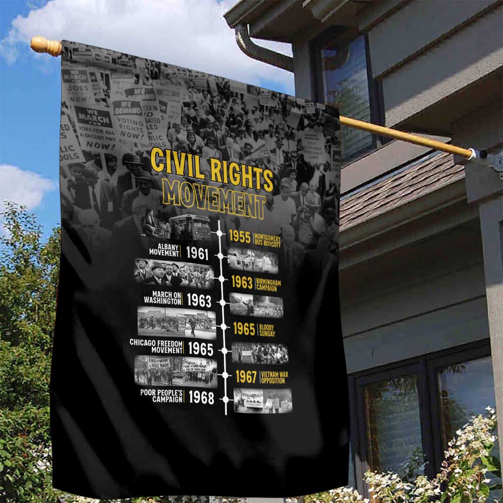 African-American History Month Garden Flag Civil Rights Movement