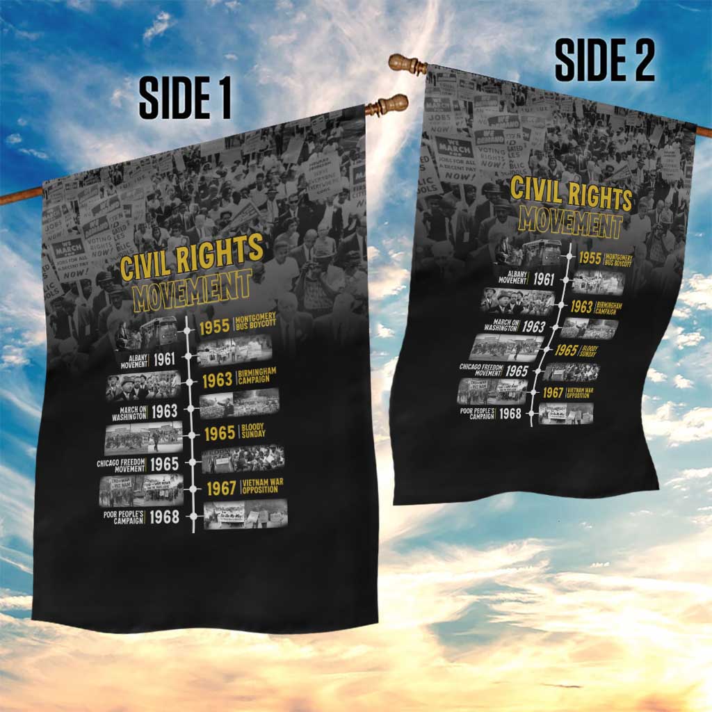 African-American History Month Garden Flag Civil Rights Movement