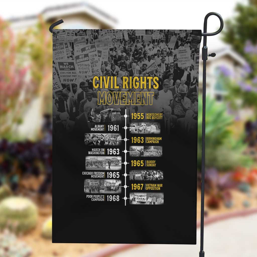 African-American History Month Garden Flag Civil Rights Movement