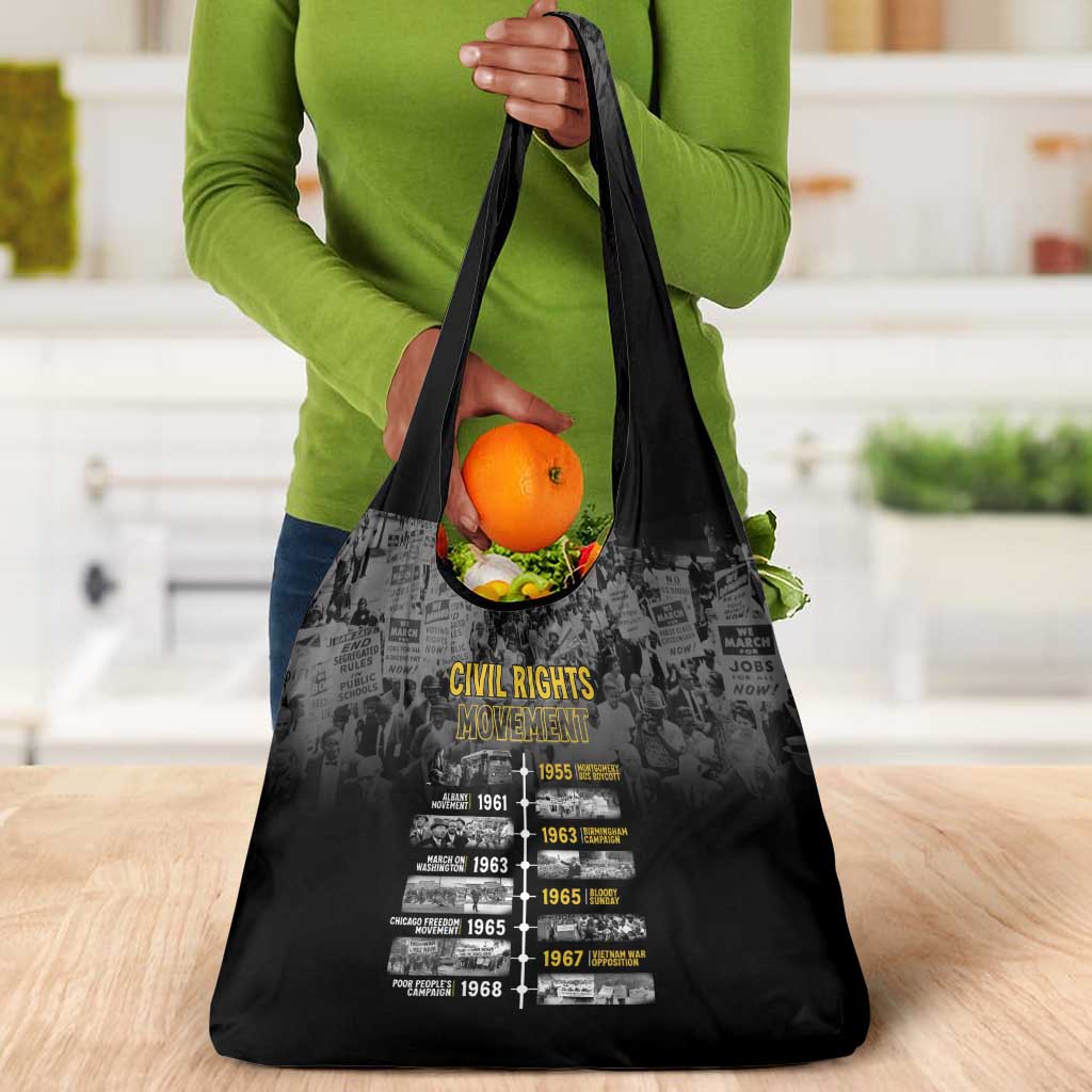 African-American History Month Grocery Bag Civil Rights Movement