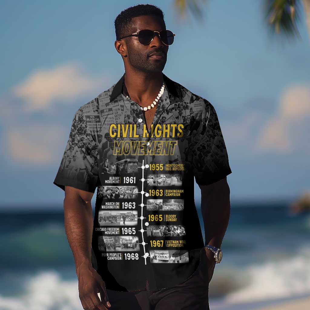 African-American History Month Hawaiian Shirt Civil Rights Movement