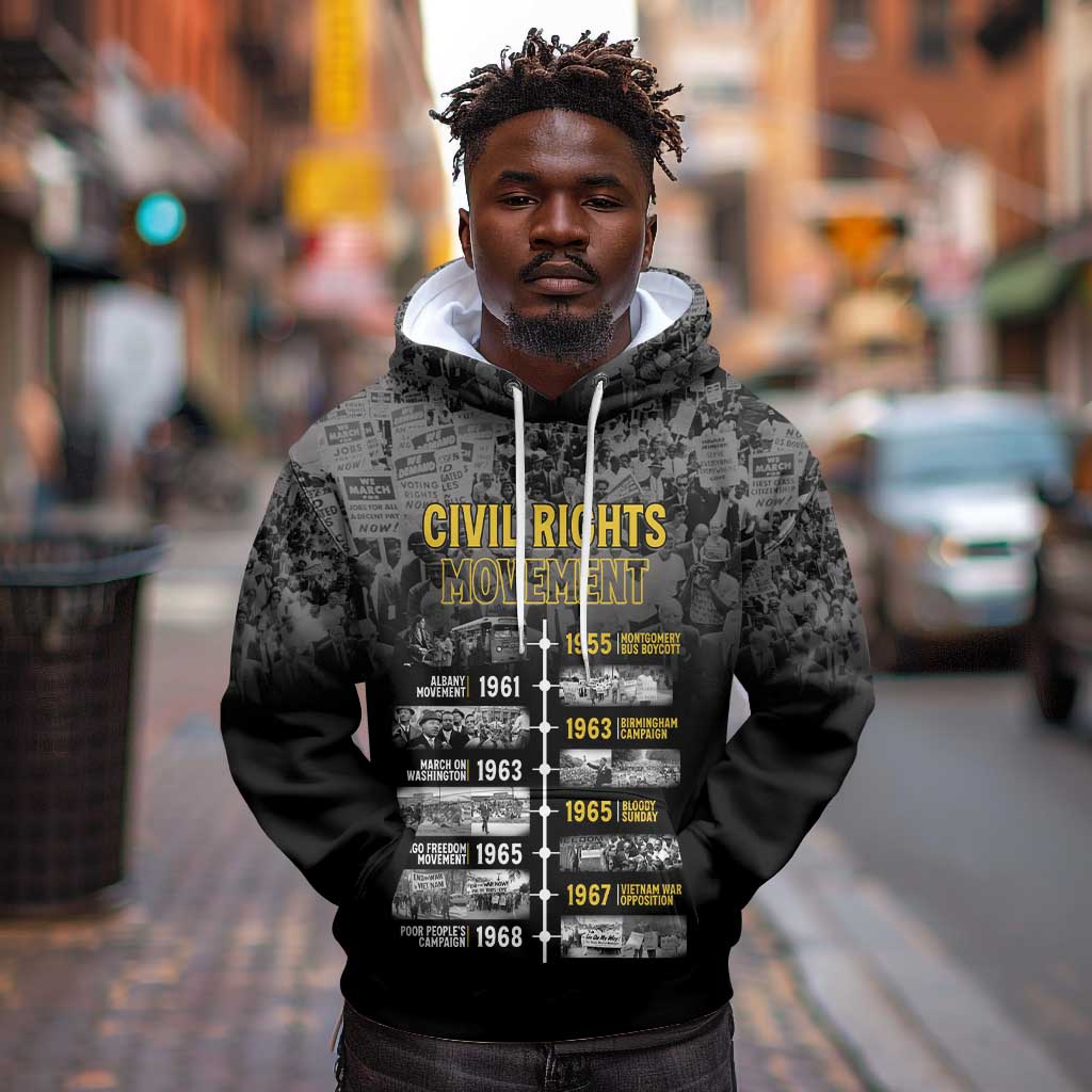 African-American History Month Hoodie Civil Rights Movement