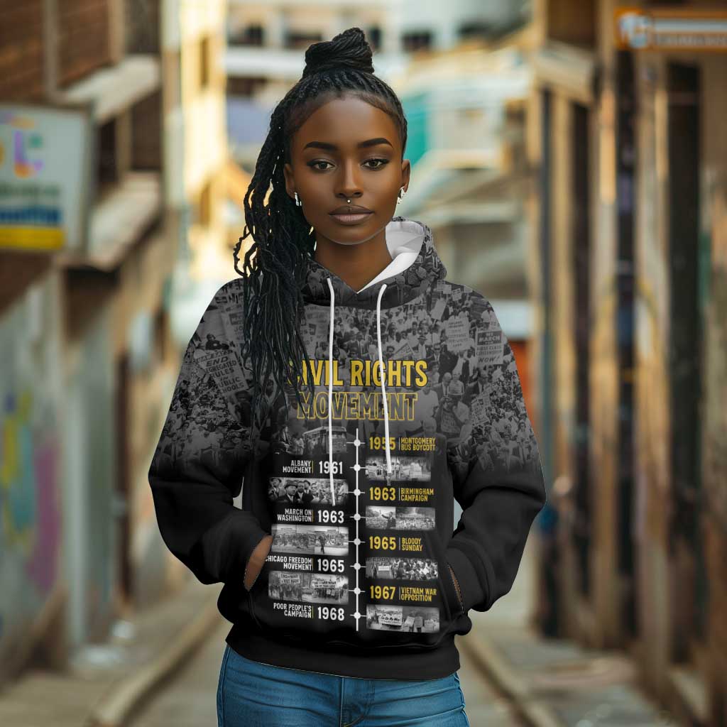 African-American History Month Hoodie Civil Rights Movement