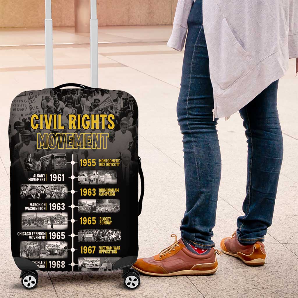 African-American History Month Luggage Cover Civil Rights Movement