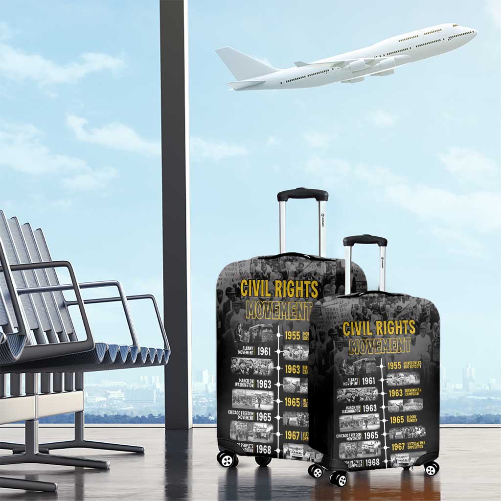 African-American History Month Luggage Cover Civil Rights Movement