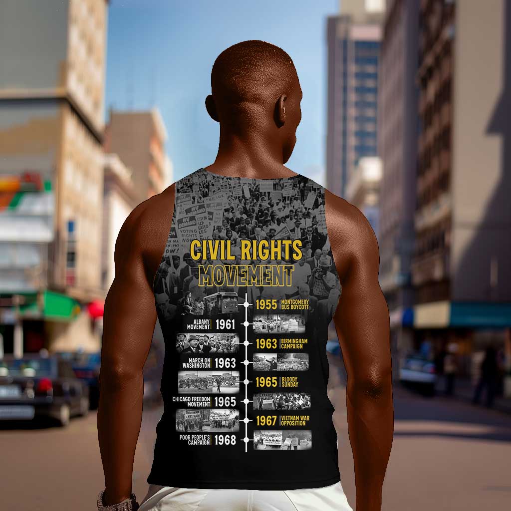 African-American History Month Men Tank Top Civil Rights Movement