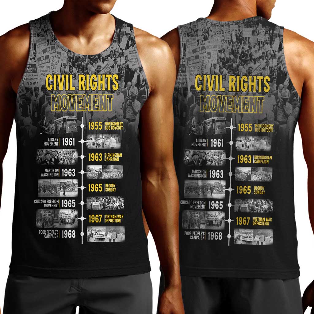 African-American History Month Men Tank Top Civil Rights Movement