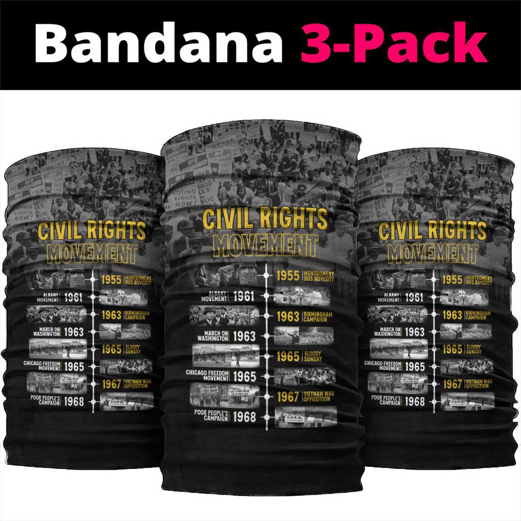 African-American History Month Neck Gaiter Civil Rights Movement LT15