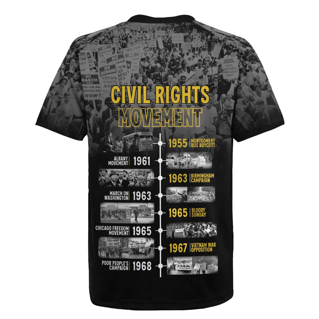 African-American History Month Rugby Jersey Civil Rights Movement
