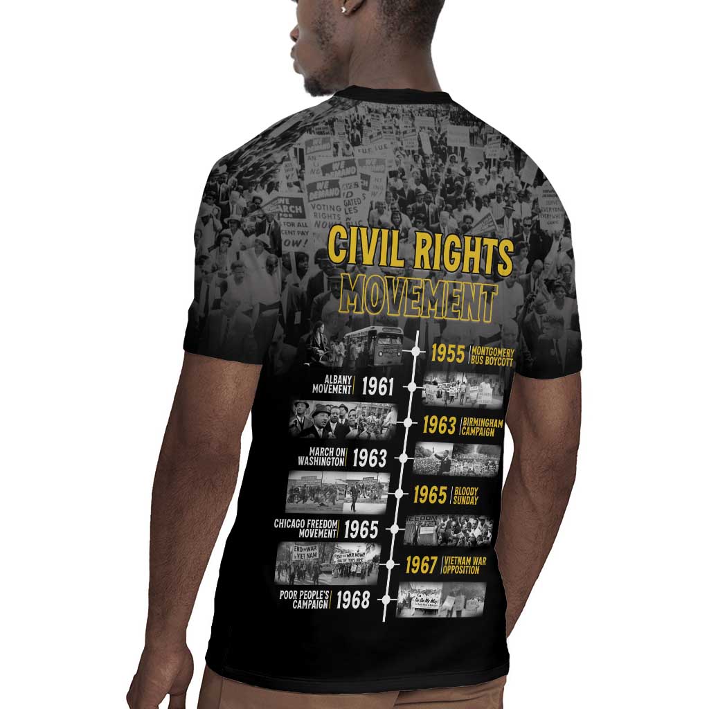 African-American History Month Rugby Jersey Civil Rights Movement