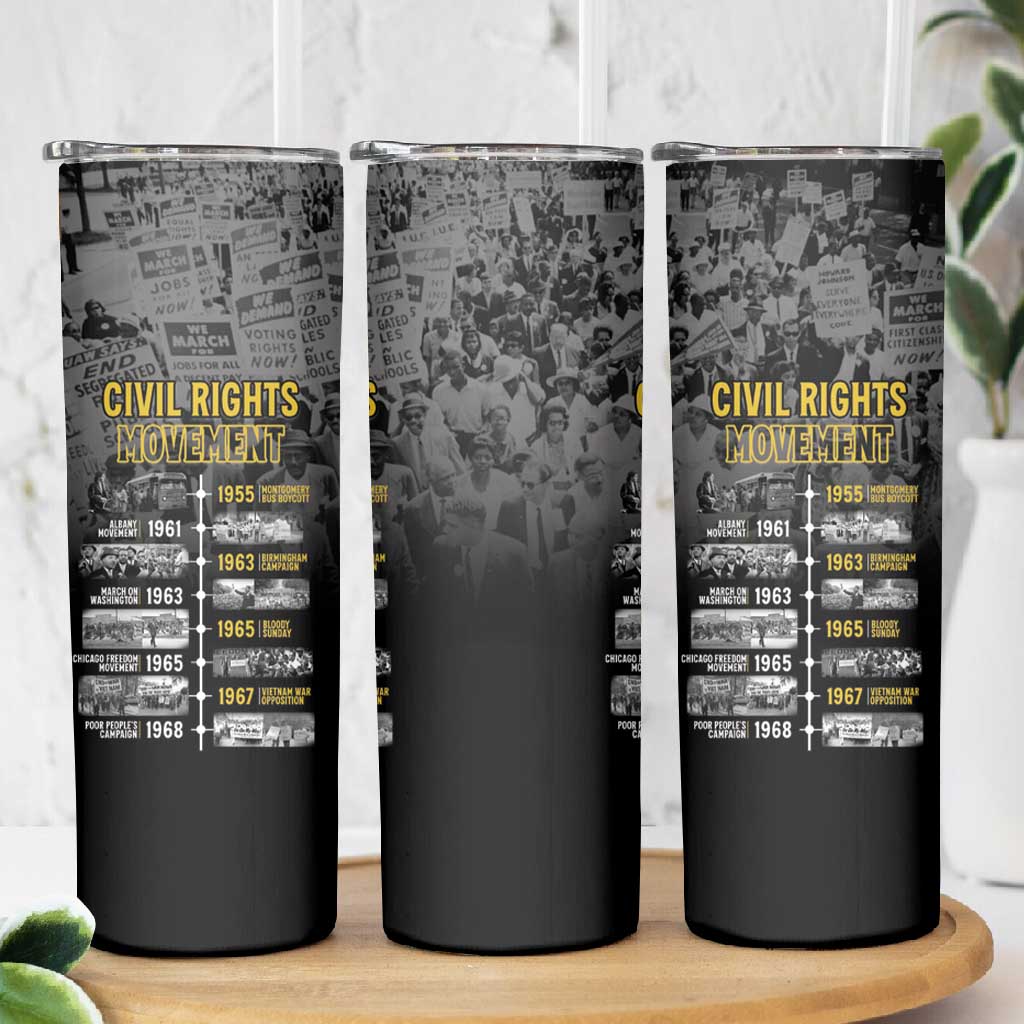 African-American History Month Skinny Tumbler Civil Rights Movement