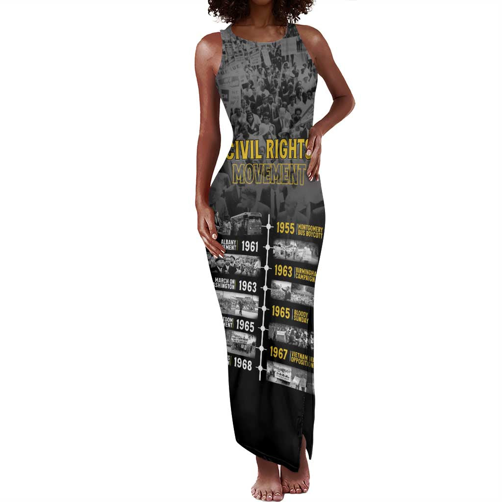 African-American History Month Tank Maxi Dress Civil Rights Movement