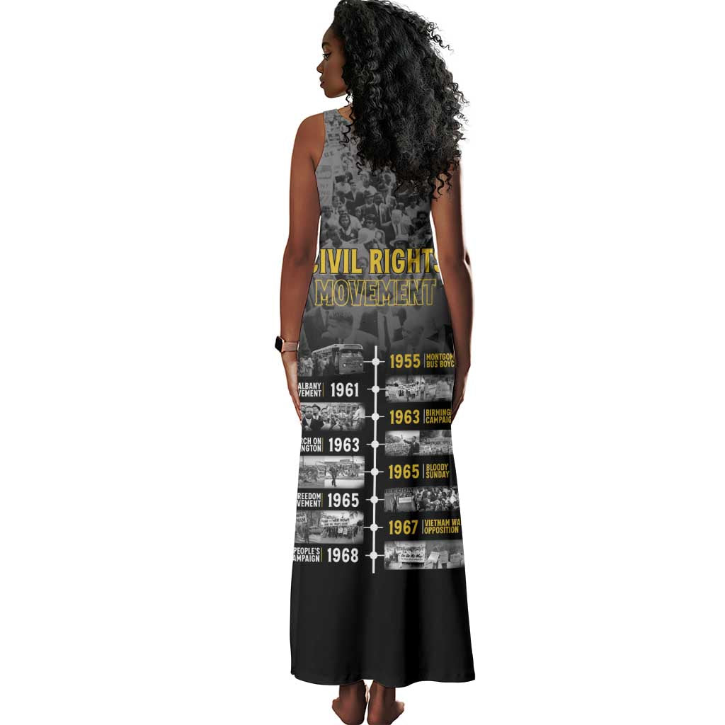 African-American History Month Tank Maxi Dress Civil Rights Movement
