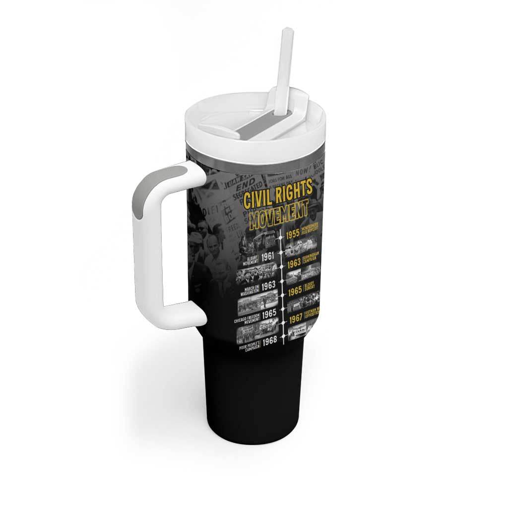 African-American History Month Tumbler With Handle Civil Rights Movement