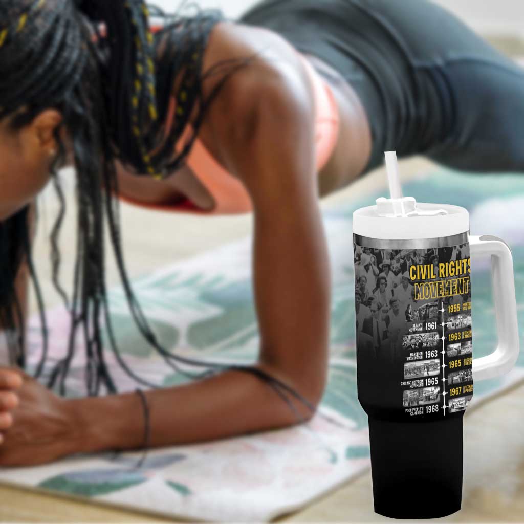 African-American History Month Tumbler With Handle Civil Rights Movement