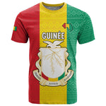 Personalised Afro Guinea T shirt Coat Of Arms Flag Style