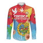Personalised Eritrea Long Sleeve Button Shirt Happy Independence Day