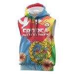 Personalised Eritrea Sleeveless Zip Hoodie Happy Independence Day - African Pride