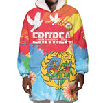 Personalised Eritrea Wearable Blanket Hoodie Happy Independence Day