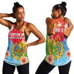 Personalised Eritrea Women Racerback Tank Happy Independence Day
