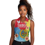 Personalised Eritrea Women Sleeveless Polo Shirt Happy Independence Day