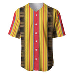 Eritrea Traditional Saho Mix Tilet Pattern Baseball Jersey