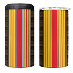 Eritrea Traditional Saho Mix Tilet Pattern 4 in 1 Can Cooler Tumbler