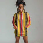 Eritrea Traditional Saho Mix Tilet Pattern Hoodie Dress
