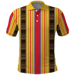Eritrea Traditional Saho Mix Tilet Pattern Polo Shirt