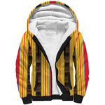 Eritrea Traditional Saho Mix Tilet Pattern Sherpa Hoodie