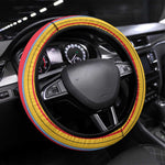 Eritrea Traditional Saho Mix Tilet Pattern Steering Wheel Cover