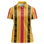 Eritrea Traditional Saho Mix Tilet Pattern Women Polo Shirt