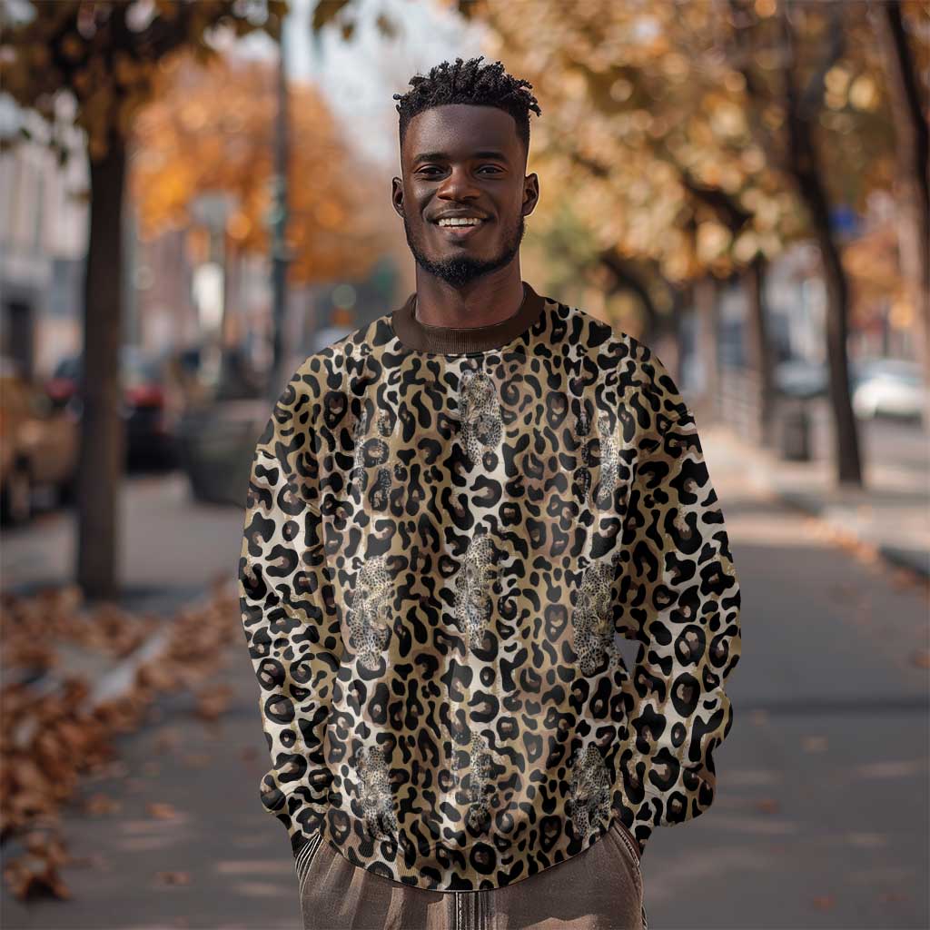 African Leopard Skin Pattern Sweatshirt