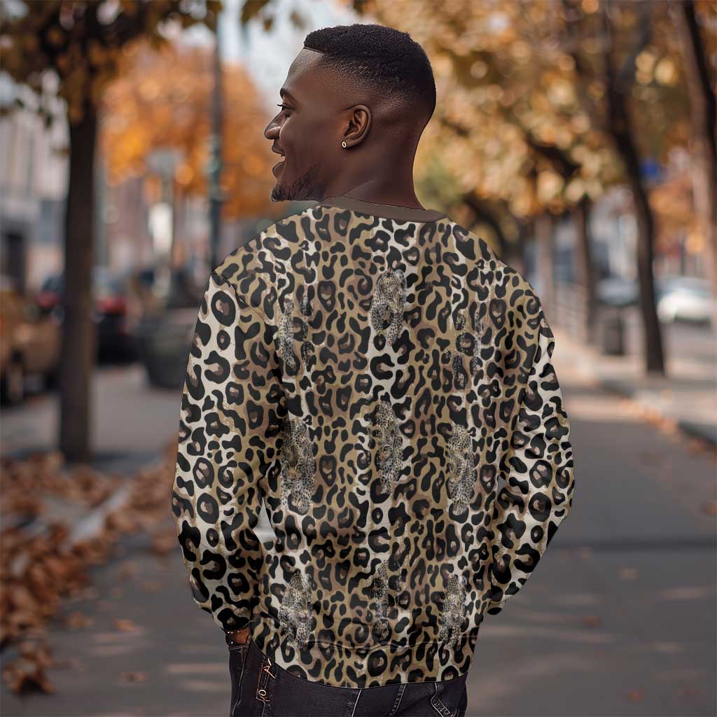 African Leopard Skin Pattern Sweatshirt