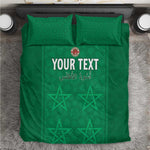 Custom Morocco Football Bedding Set Dima Maghrib