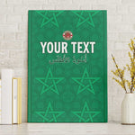 Custom Morocco Football Canvas Wall Art Dima Maghrib