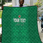 Custom Morocco Football Quilt Dima Maghrib