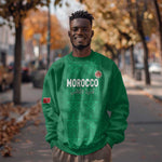 Custom Morocco Football Sweatshirt Dima Maghrib